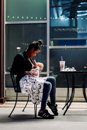 A Product for Breastfeeding Mothers | The Baby Blanket - Boobs